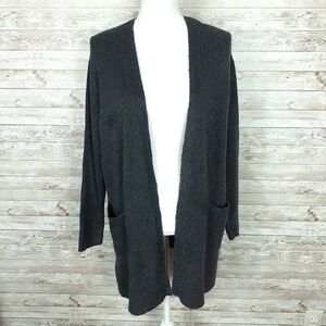 Style & Co Open Front Cardigan S Gray 413